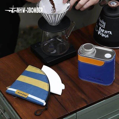 Airtight Coffee Canister for 200g Coffee Beans with Air Valv