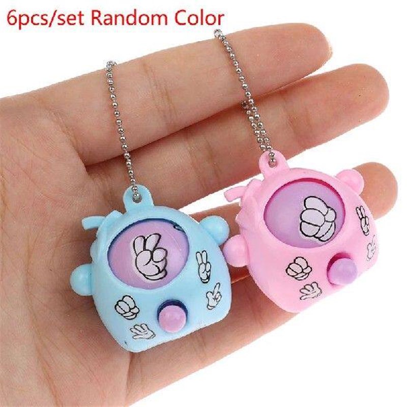 6 Pcs/lot Mini Mora Device Fair Finger-guessing Game Rock