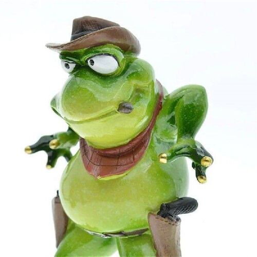Resins Frogs Statue Miniature Funny Dentists Nurse Cowboy
