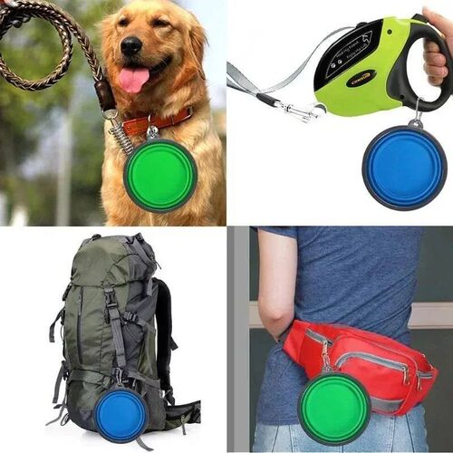 350mL Pet Folding Bowl Dog Supplies Outdoor Travel Portable