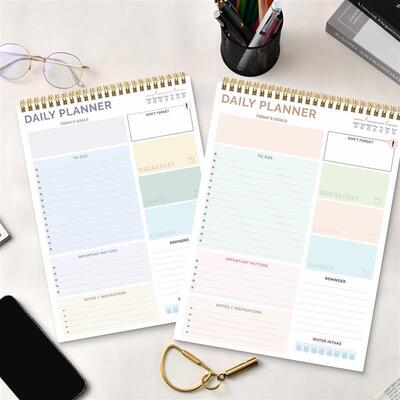 pp A4 daily weekly teacher planner notebook study work book