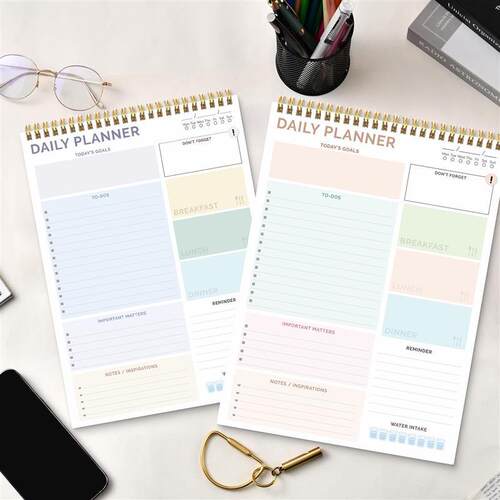 pp A4 daily weekly teacher planner notebook study work book