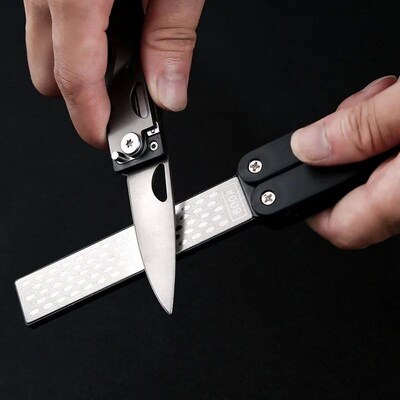Double Sided Folded Pocket Sharpener Diamond Knife Sharpenin