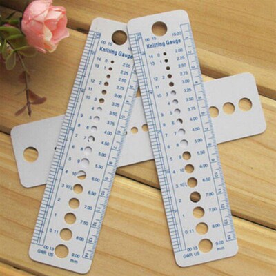 Knitting Tools Export Sweater Needle Gauge Plastic Gauge Nee