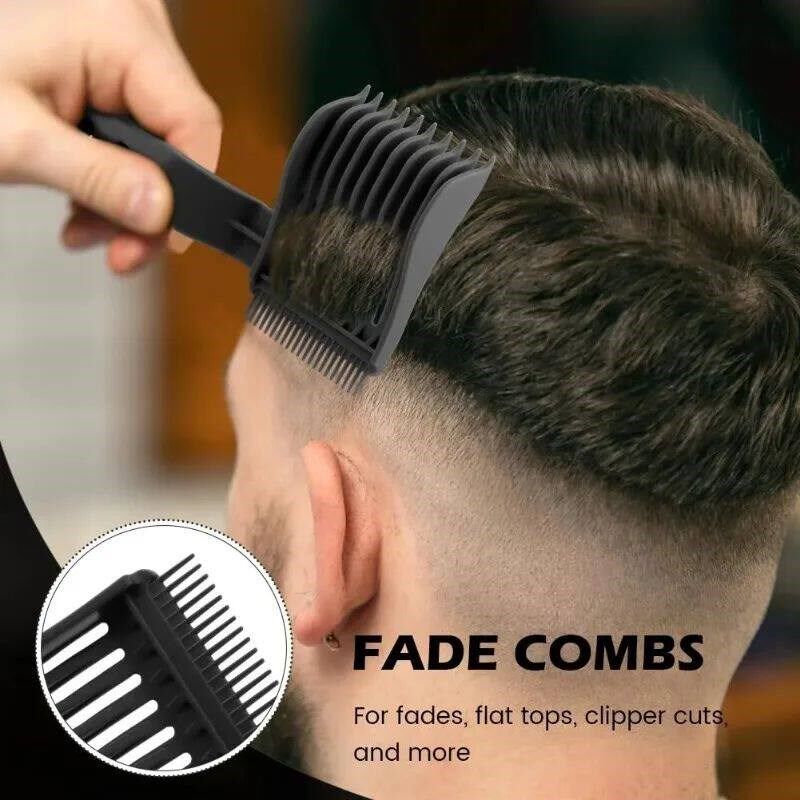 Male Trimming And Pushing Comb Hand-Held Hair Salon Specific - 实物图