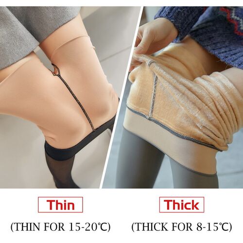 Sexy Women Thermal Leggings Ladies Winter Warm Fleece Tights