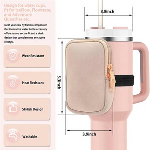 Neoprene Water Bottle Pouch For Stanley Quencher Adventure 4