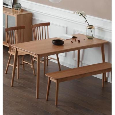 樱桃木餐桌椅北欧餐桌家用小户型家具现代简约原木实木餐桌椅