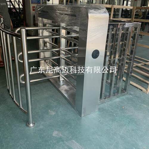 承德工地电动半高转闸 单通道双向通行十字旋转门 公园景区旋转闸