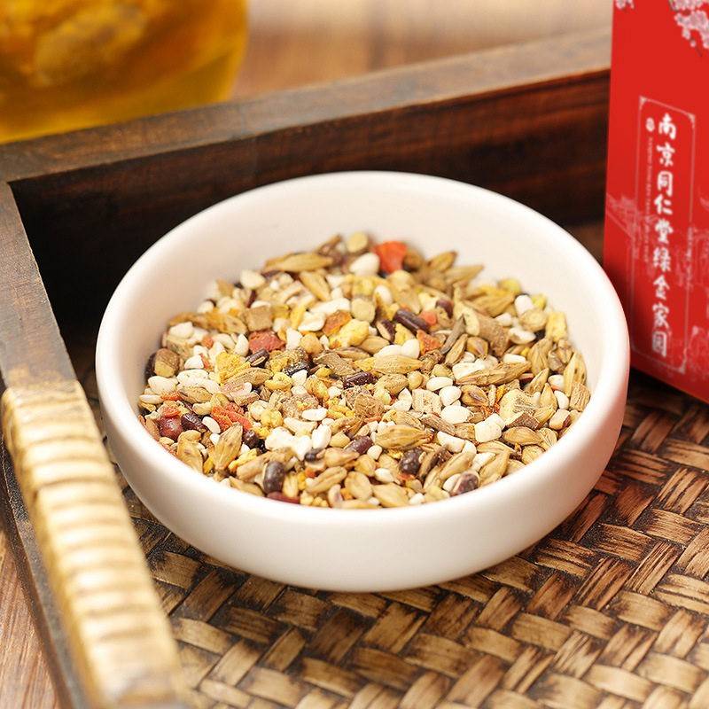 南京同堂芡仁实橘红皮豆米茶30袋大麦组合茶官网薏正CVN品官方旗