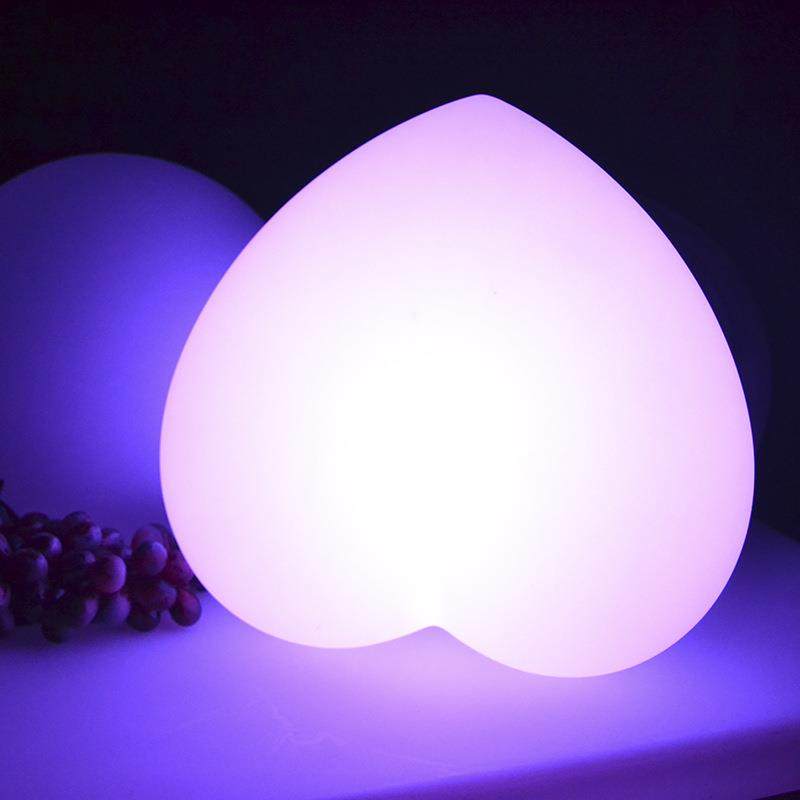 酷擎LED爱心灯卧室氛围小夜灯七彩发光遥控USB充电创意心形灯,节庆用品/礼品,装饰灯,淘宝优惠券,粉丝福利购,淘宝优惠卷