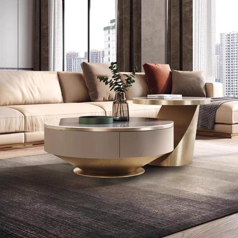 意式轻奢岩板茶几圆形大小组合家用创意边几客厅现代极简风不锈钢,鲜花速递/花卉仿真/绿植园艺,割草机/草坪机,淘宝优惠券,粉丝福利购,淘宝优惠卷