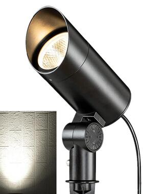 带光感地插灯18w20w25w30w插地灯照国旗灯照树灯光感应庭院灯