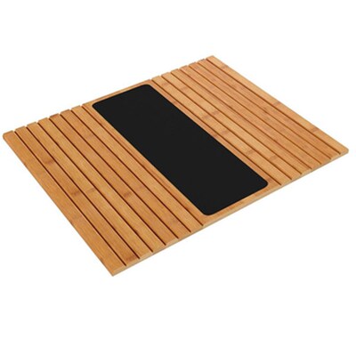 Bamboo Sofa Arm Tray Table for Couch Armrest Holder Drinks