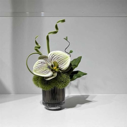 现代简约样板房售楼处酒店洽谈桌床头柜小孩房家居饰品仿真花艺