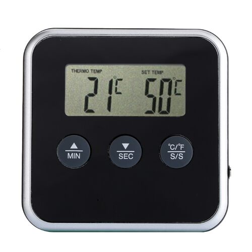 2021 BBQ Digital Grill Smoker Meat Thermometer Timer with
