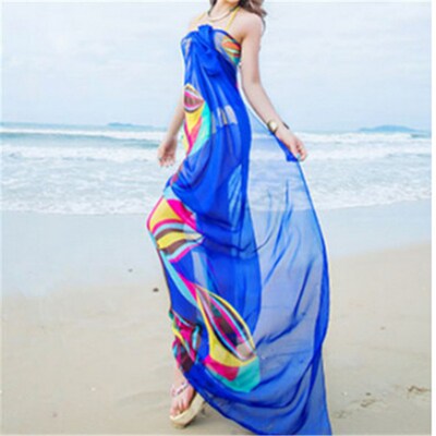 Colorful Printing Beach ver Up Bikini 2023 Summer Beach Wear