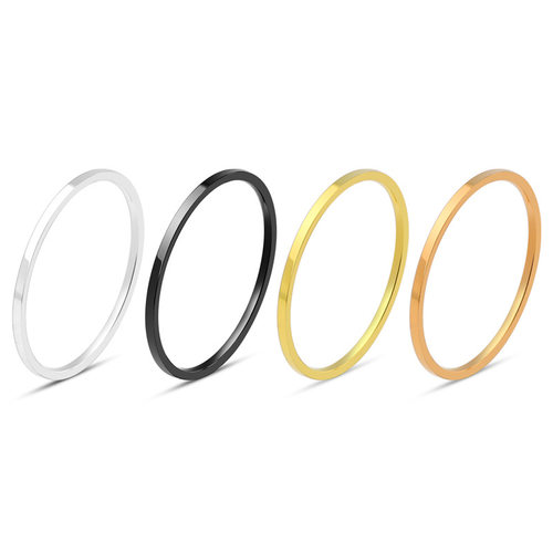 Lovers ring womens fine tail ring Japanese and Korean fashi