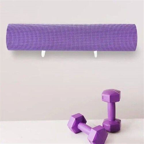 51BF Foam Roller Wall Hooks Yoga Mat Storage Rack for