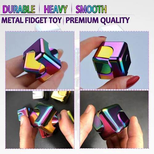 Cube Spinner 4-in-1 Decompression Spinning Toy Desktop  Meta