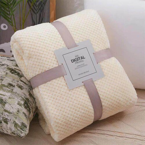 Baby Blanket Soft Fleece Infant Thick Quilt Bedding Swaddle