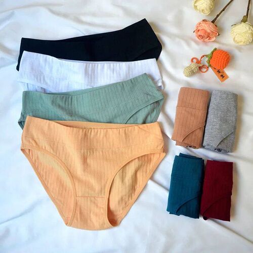 3PCS/Set Women Big Size Cotton Panties Daily Soft Underwear