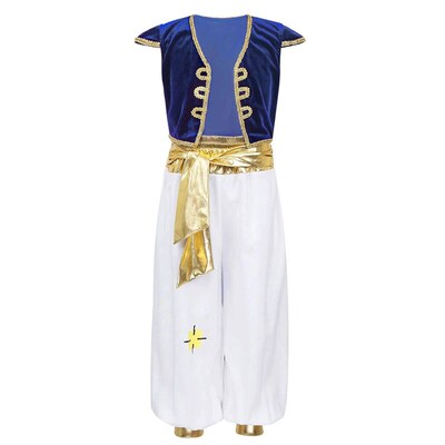 Kid Boy Arab Prince Costume Persian Arabian Halloween Role P