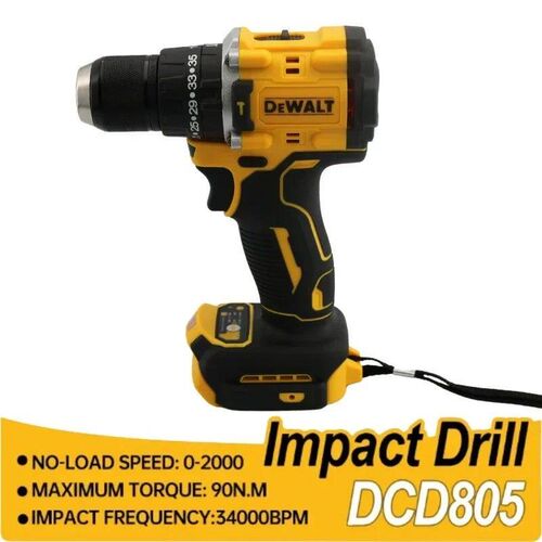 Dewalt 20V DCD805 Cordless Impact Drill Brushless Drill Impa