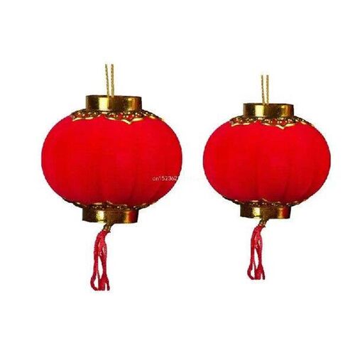 30pcs 3/4cm Small Fing Red Lanterns DIY Mini Lucky