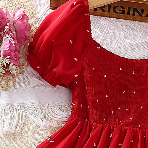 Summer Dress Baby Girl Cute Polka-dot Princess dress elegant