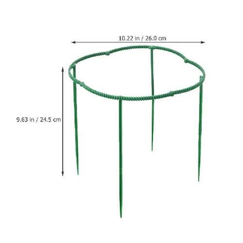 20 Pcs Flower St Support Ring 20cm Diameter Plant Stakes