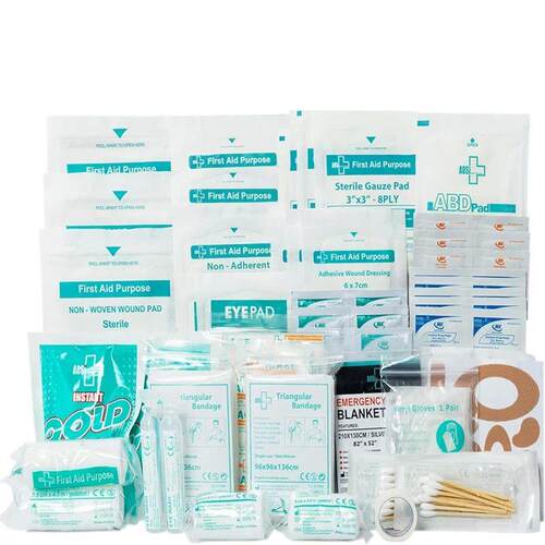 The new Trauma kit, containing 135 medical supplies, is comp
