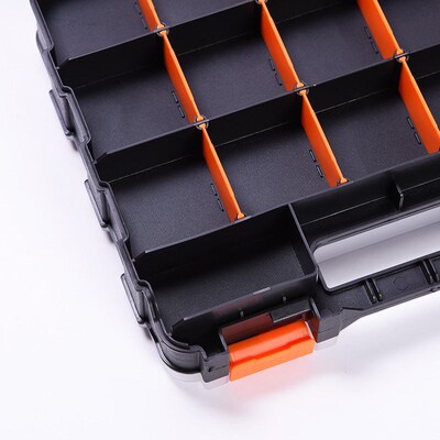 Car Tools Organizer Box Small Parts Storage Box Double Side