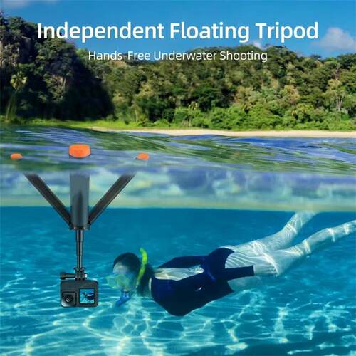 underwater buoyancy pole extendable selfie stick tripod suit
