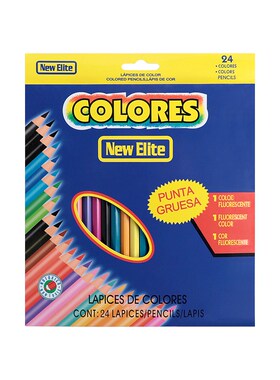 Oil colored pencil students draw 24 color pencils by hand