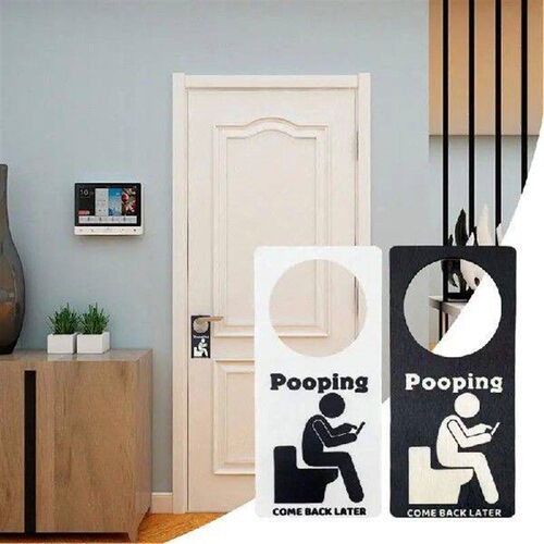 Occupied Sign For Bathroom Door Pooping Come Back Later