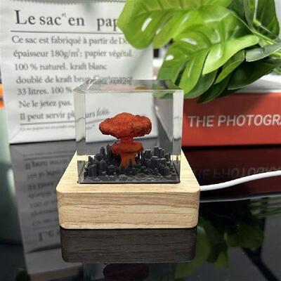 Mushroom+Cloud+Light+Ornaments+Resin+Nuclear+Bomb+Explosion
