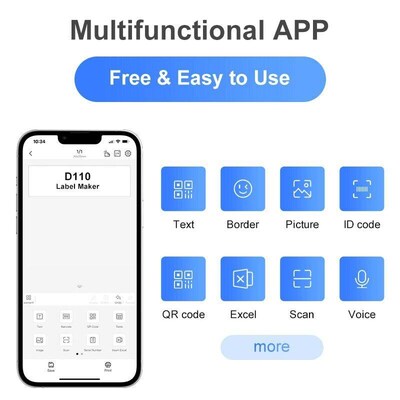 Niimbot D110 label Sticker Wireless Bluetooth printer