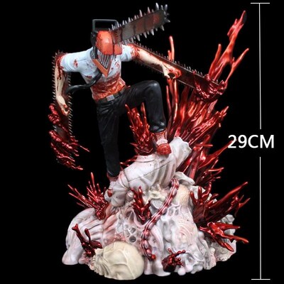 27cm Chainsaw Man Denji Anime Figure Makima Power Action Fig