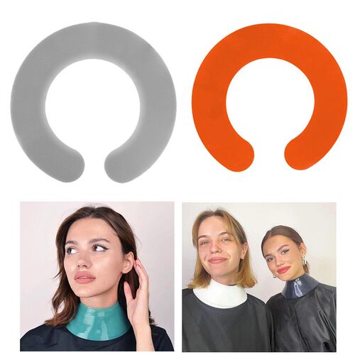 Silicone Stylist Cutting Collar Adjustable Shawl Capes for H