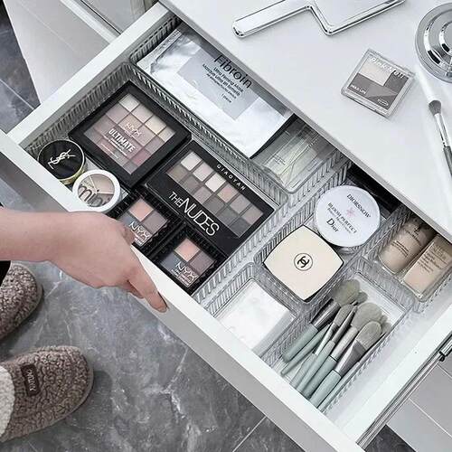 Unlimited Desk Drawer Organizers Set Plastic Bathroom Storag