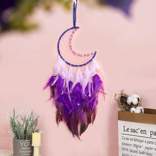 Blue Feather Dreamcatcher Led Decor Blue Dreamcatcher Wall