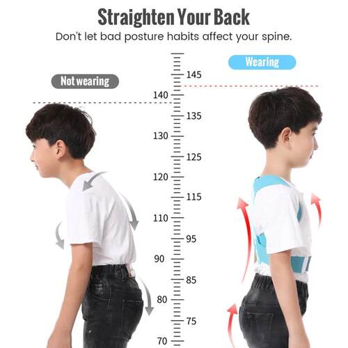 Children Adjustable Posture Corrector Back Support Boy Girls