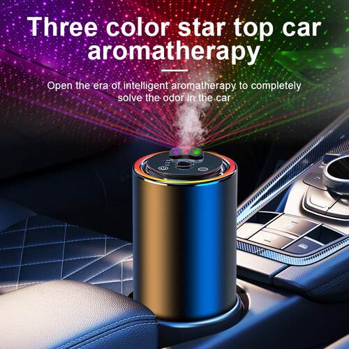 Tri color Starry Sky Top Car Incense Atmosphere Light