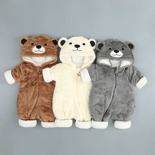 Winter Childrens Overall Newborn BABY Boy Girl Jumpsuit Lon