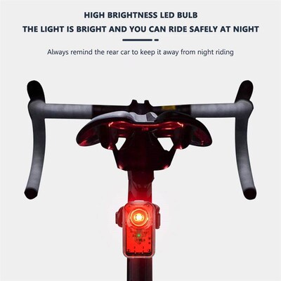 Bicycle Light Rechargeable USB LED Bike Tail Light Waterproo