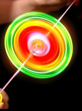 3pcs New Luminous Hand Pull Luminous Flashing Rope Flywheel