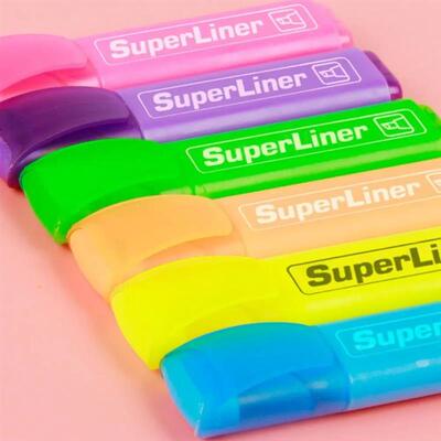 Flat Shape Colorful Highlighters Art Markers Oblique Drawing