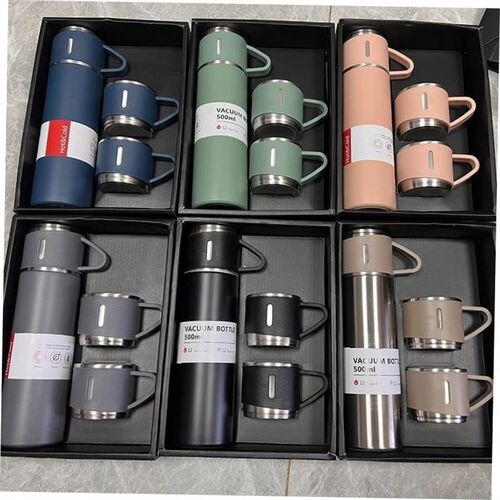 Hot Water Bottle500ML Stainless Steel Vacuum Flask Gift Set