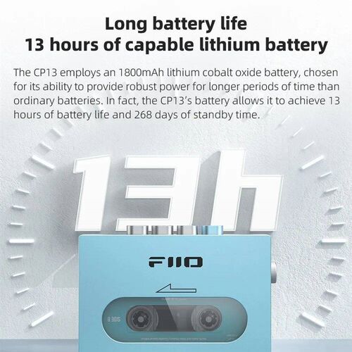 FiiO CP13 Portable Stereo Cassette Music Player Walkman 13 h